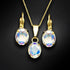 Komplektas "Mistika II (Aurore Boreale)" su Swarovski™ kristalais